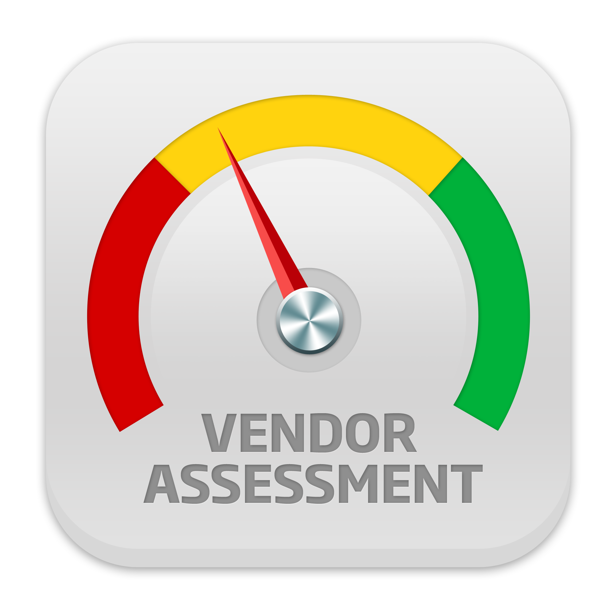 indicator of supplier performance from red to orange to green, 